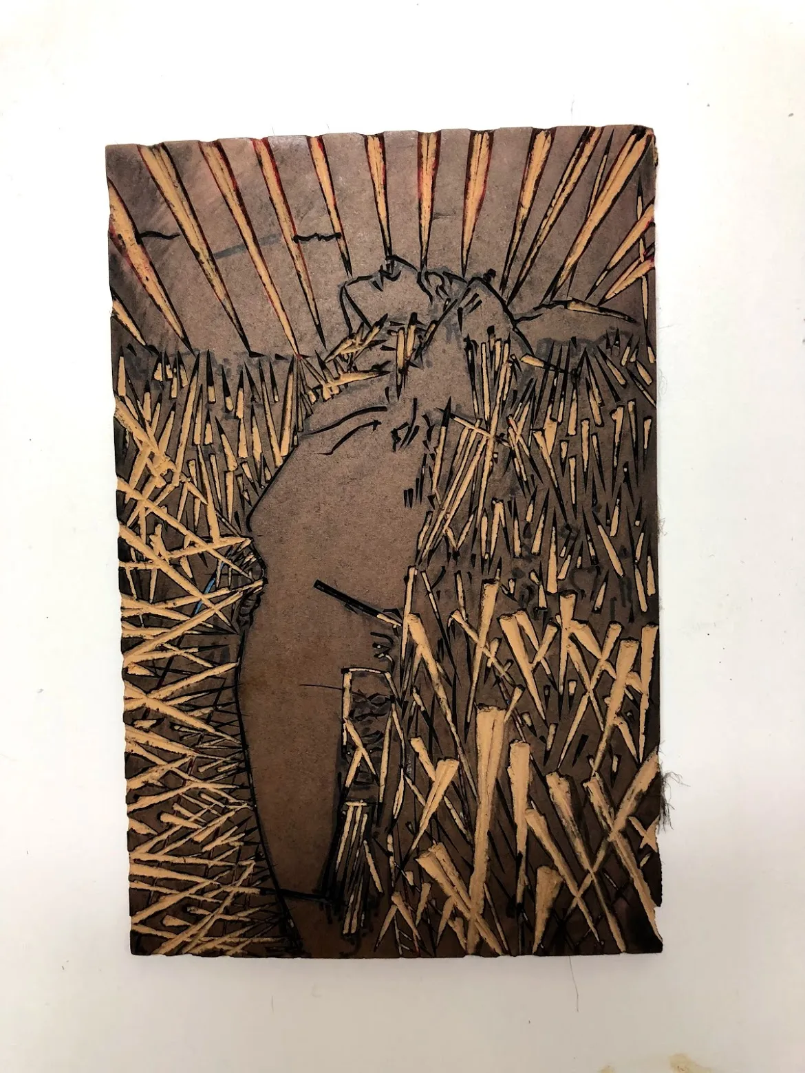 Linocuts, linocut print (2)