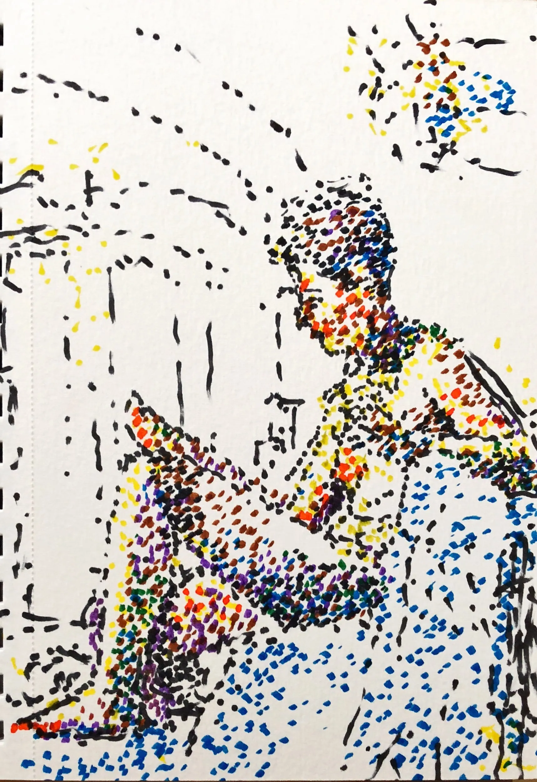 Marker Drawings, marker on paper (5)