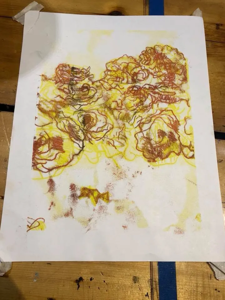 Monotype print, monotype print (2)